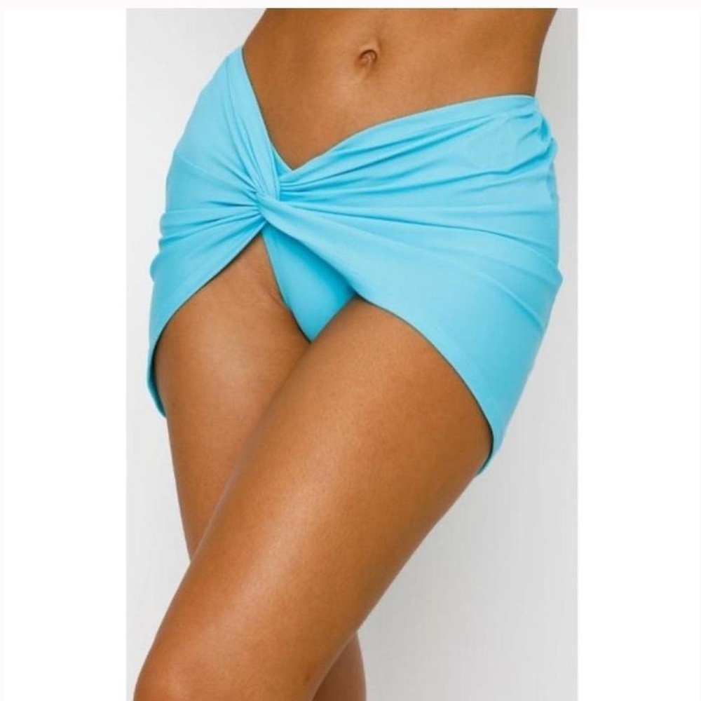 White Fox Boutique Vibrant Blue Swim Sarong